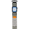 Sportowy pasek do zegarka Bizon Strap Watch Adventure do Apple Watch 38/40/41 mm, szary