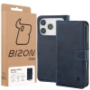 Etui z klapką Bizon Case Pocket do iPhone 17 Pro, granatowe