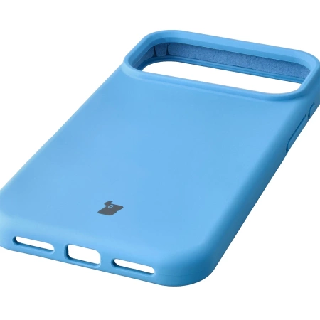 Silikonowe etui Bizon Soft Case do iPhone 17 Pro Max, niebieskie