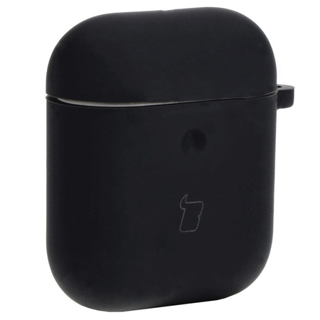 Etui Bizon Case Headphone Silicone do AirPods 1/2, czarne