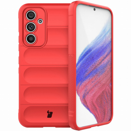 Pancerne etui Bizon Case Tur do Galaxy A54 5G, czerwone