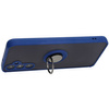 Etui z uchwytem na palec Bizon Case Hybrid Ring do Galaxy A05s, przydymione z granatową ramką