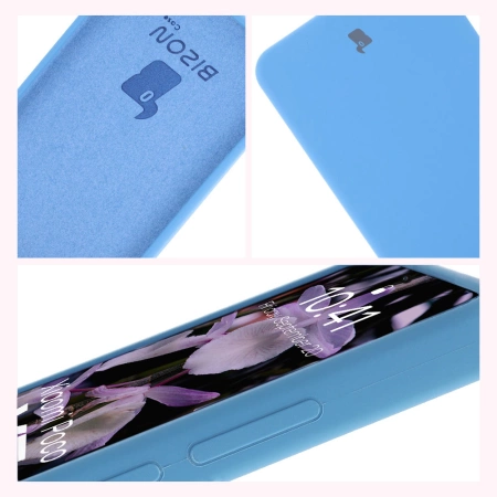 Silikonowe etui Bizon Soft Case do Xiaomi POCO X7 Pro, niebieskie
