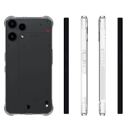 Elastyczne etui Bizon Case Salpa do Nothing Phone (3a) Lite, przezroczyste