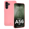 Etui z recyklingu Bizon Case ReLeaf do Galaxy A56 5G, różowe