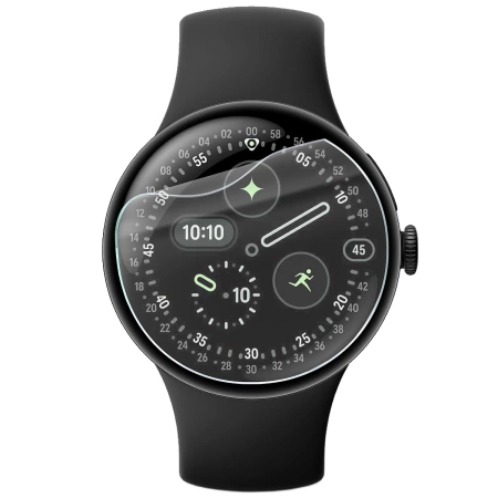 Folia hydrożelowa na ekran Bizon Glass Watch Hydrogel Duo do Google Pixel Watch 4 45 mm, 2 sztuki
