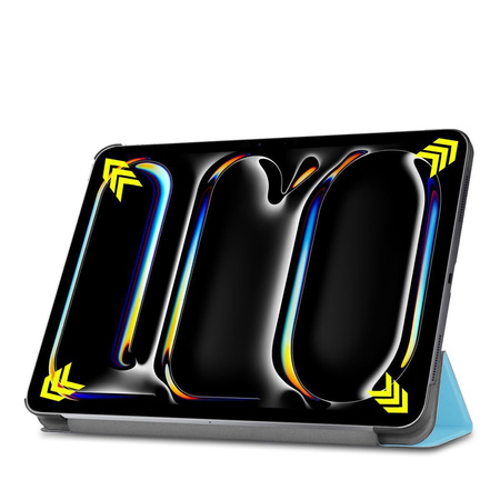 Etui Bizon Case Tab Croc do iPad Pro 11" 2025 / 2024, błęktine