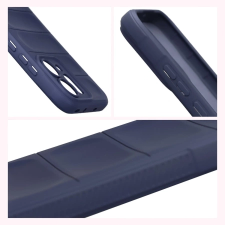 Pancerne etui Bizon Case Tur do Oppo Reno 14, granatowe