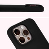 Etui silikonowe do iPhone 15 Pro Bizon Soft Case, czarne