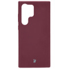 Silikonowe etui Bizon Soft Case do Galaxy S23 Ultra, ciemnofioletowe