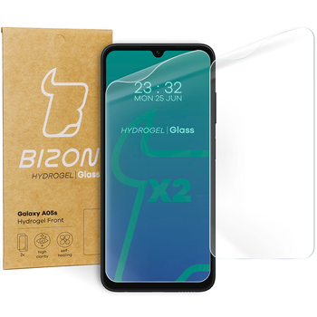 Folia hydrożelowa na ekran Bizon Glass Hydrogel Front Duo do Galaxy A05s, 2 sztuki