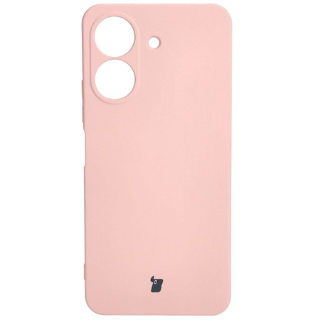 Etui Bizon Case Silicone do Redmi 13C / Poco C65, jasnoróżowe