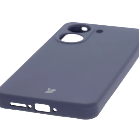 Silikonowe etui Bizon Soft Case do Xiaomi POCO X7 Pro, ciemnoniebieskie