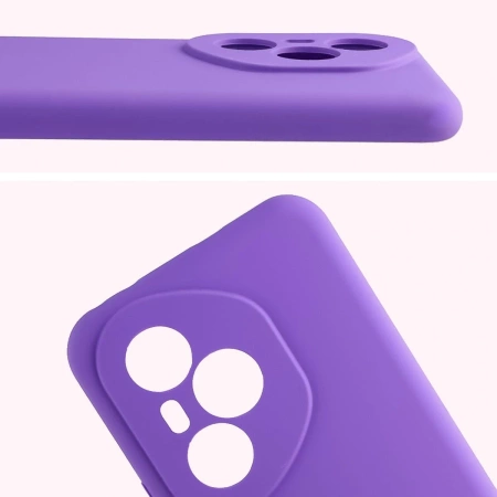 Silikonowe etui Bizon Soft Case do Honor 400 Pro, fioletowe