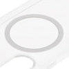 Etui z pierścieniem magnetycznym Bizon Case CrystalO do Galaxy S25 Edge, przezroczyste