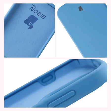 Silikonowe etui Bizon Soft Case do OnePlus 15, niebieskie