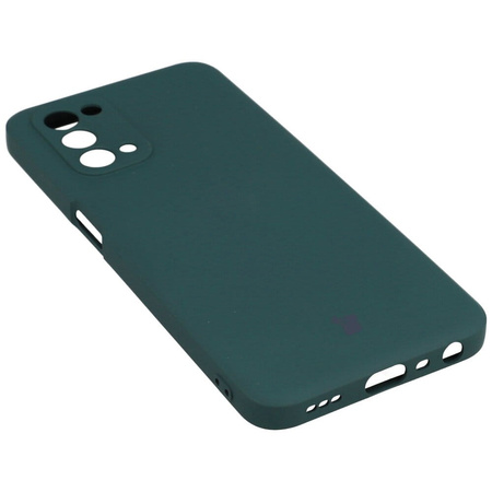 Etui Bizon Case Silicone do Oppo A54 5G / A74 5G, ciemnozielone