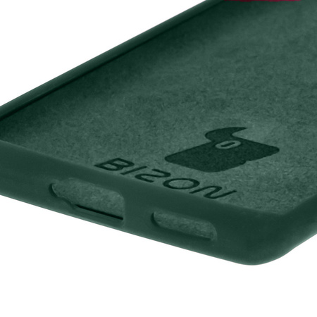 Silikonowe etui Bizon Soft Case do Tecno Spark 20 Pro+, ciemnozielone