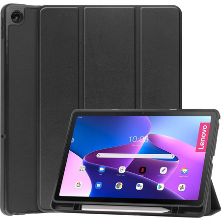 Etui Bizon Case Tab Lizard do Lenovo Tab M10 Plus Gen 3, czarne