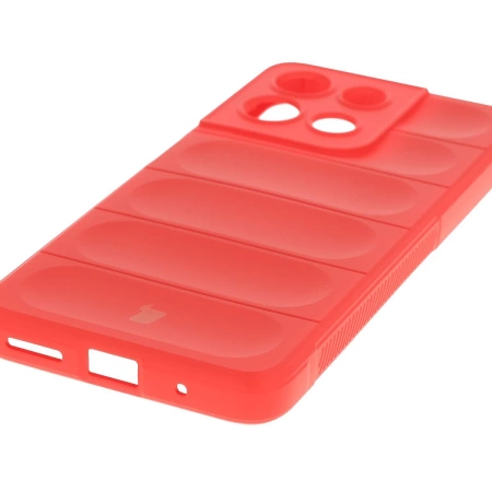 Pancerne etui Bizon Case Tur do Motorola Moto G15 / G15 Power, czerwone