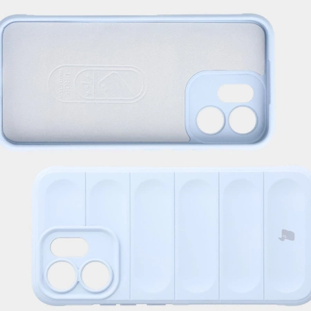 Pancerne etui Bizon Case Tur do Oppo Reno 14 F / 14 FS, jasnoniebieskie