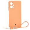 Etui Bizon Case Silicone Sq do Xiaomi POCO X5, Redmi Note 12 5G, pomarańczowe