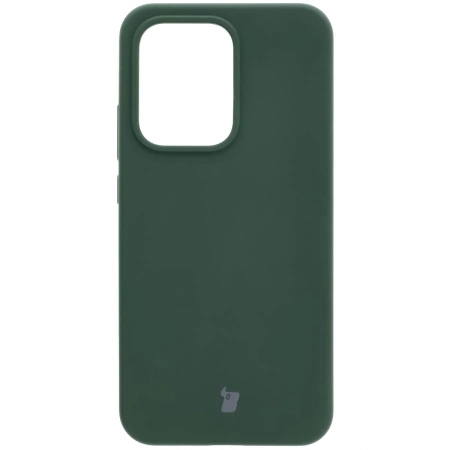 Silikonowe etui Bizon Soft Case do Oppo Reno13, ciemnozielone