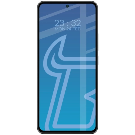 Szkło hartowane Bizon Glass Edge Duo do Xiaomi POCO X6 / M6 Pro 4G / Redmi Note 13 5G / 13 Pro 4G/5G, czarna ramka, 2 sztuki