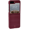 Pancerne etui Bizon Case Tur do Galaxy Z Flip7 FE / Z Flip6, burgundowe