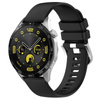 Pasek silikonowy do smartwatcha, Bizon Strap Watch Silicone Pro T, Quick Release 22 mm, czarny