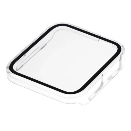 Etui ze szkłem do zegarka Bizon Case Watch Adamo do Garmin Venu X1, przezroczyste