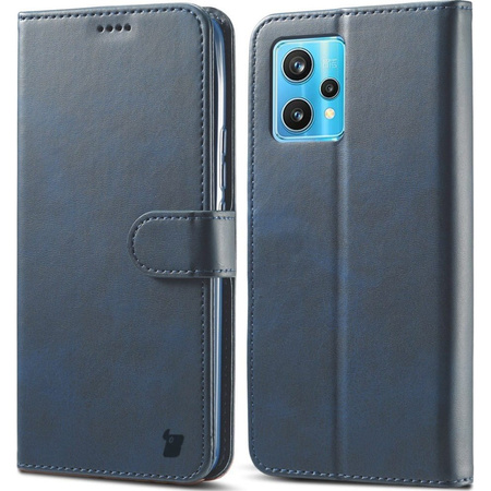 Etui Bizon Case Wallet do Realme 9 4G / Realme 9 Pro+, granatowe