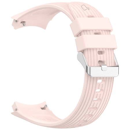 Silikonowy pasek Bizon Strap Watch Silicone T do Huawei Watch 5 46 mm, różowy