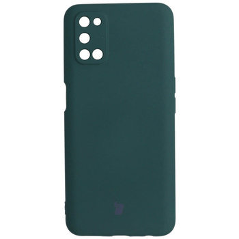 Etui Bizon Case Silicone do Oppo A52 / A72 / A92, ciemnozielone