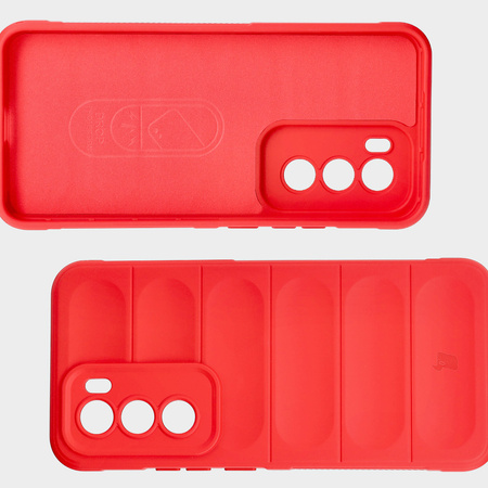 Pancerne etui Bizon Case Tur do Oppo Reno 12, czerwone