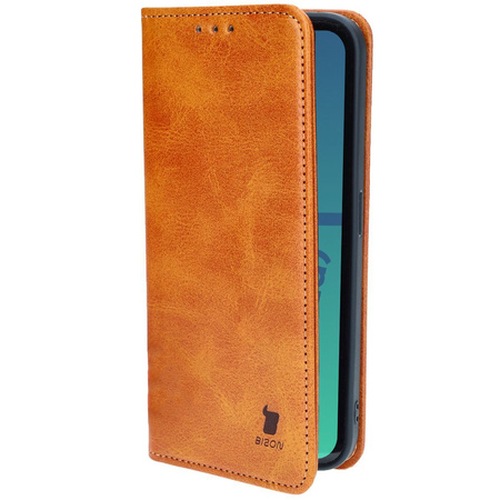 Etui z klapką Bizon Case Pocket Pro do Nothing Phone (2a) / (2a) Plus, brązowe