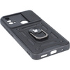 Etui Bizon Case CamShield Ring do Moto E20/E30/E40, czarne