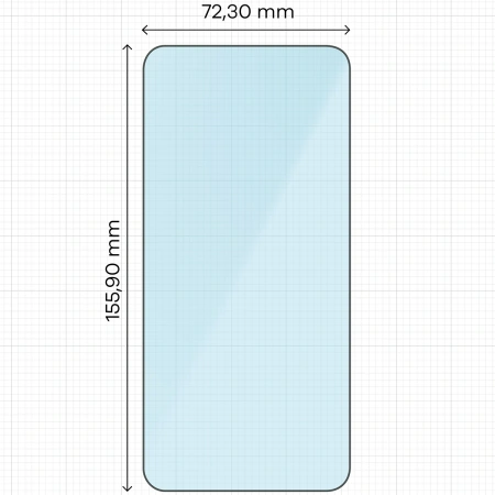 Szkło ochronne 2.5D Bizon Smart Glass do Galaxy A55 5G, 1 sztuka