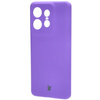 Silikonowe etui Bizon Soft Case do Motorola Edge 50 Pro, fioletowe