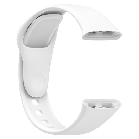 Pasek Bizon Strap Watch Dots do Xiaomi Redmi Watch 3, biały