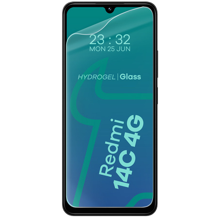Folia hydrożelowa na ekran Bizon Glass Hydrogel Front Duo do Xiaomi Redmi 14C 4G / POCO C75, 2 sztuki
