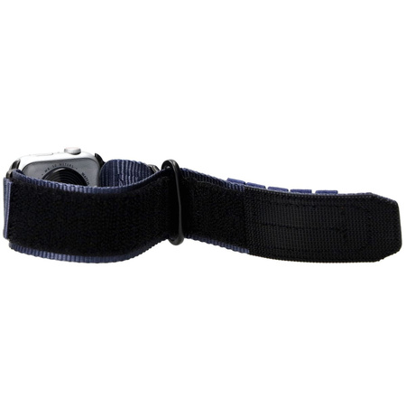 Sportowy pasek do zegarka Bizon Strap Watch Adventure do Apple Watch 44/45/46/49 mm, granatowy