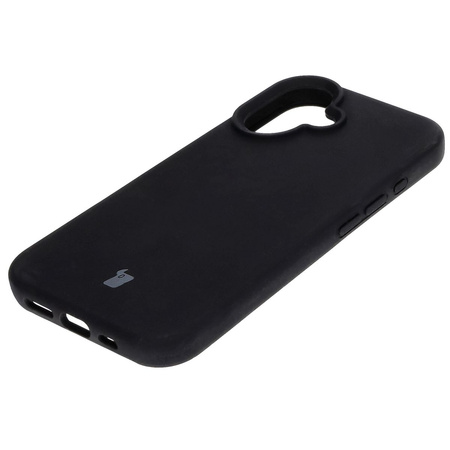 Silikonowe etui Bizon Soft Case do iPhone 16, czarne