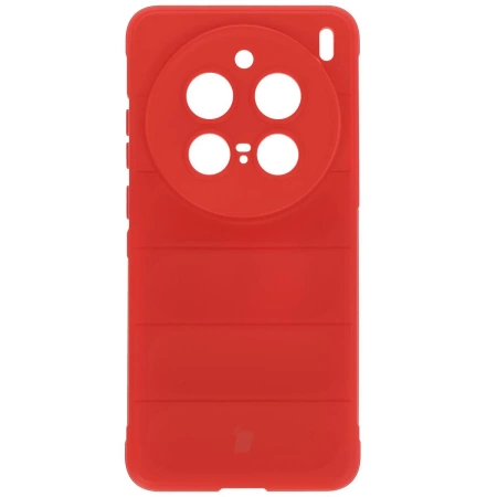 Pancerne etui Bizon Case Tur do Vivo X200 Pro, czerwone