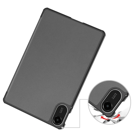 Etui z klapką Bizon Case Tab Croc do Xiaomi Redmi Pad 2, szare