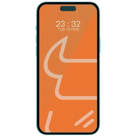 Szkło ochronne 2.5D Bizon Smart Glass do iPhone 15 / 16, 1 sztuka