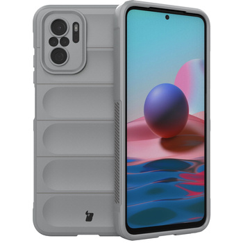 Pancerne etui Bizon Case Tur do Xiaomi Poco M5s / Xiaomi Redmi Note 10 / 10s, jasnoszare