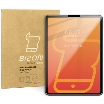 Szkło hartowane Bizon Glass Tab Clear do  iPad Pro 11 2022/2021/2020/2018/AIR 6/5/4, 2 sztuki