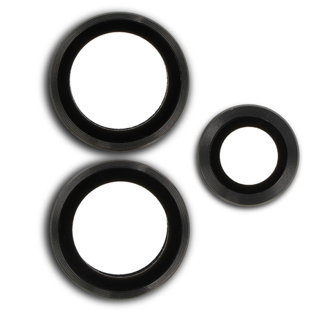 Szkło na aparat Bizon Glass Snap Lens do Xiaomi Redmi Note 14 5G, 1 zestaw, czarna ramka