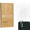 3x Szkło + szybka na aparat BIZON Clear 2 Pack do Galaxy A25 5G